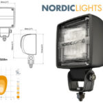 Nordic LED töötuli valge